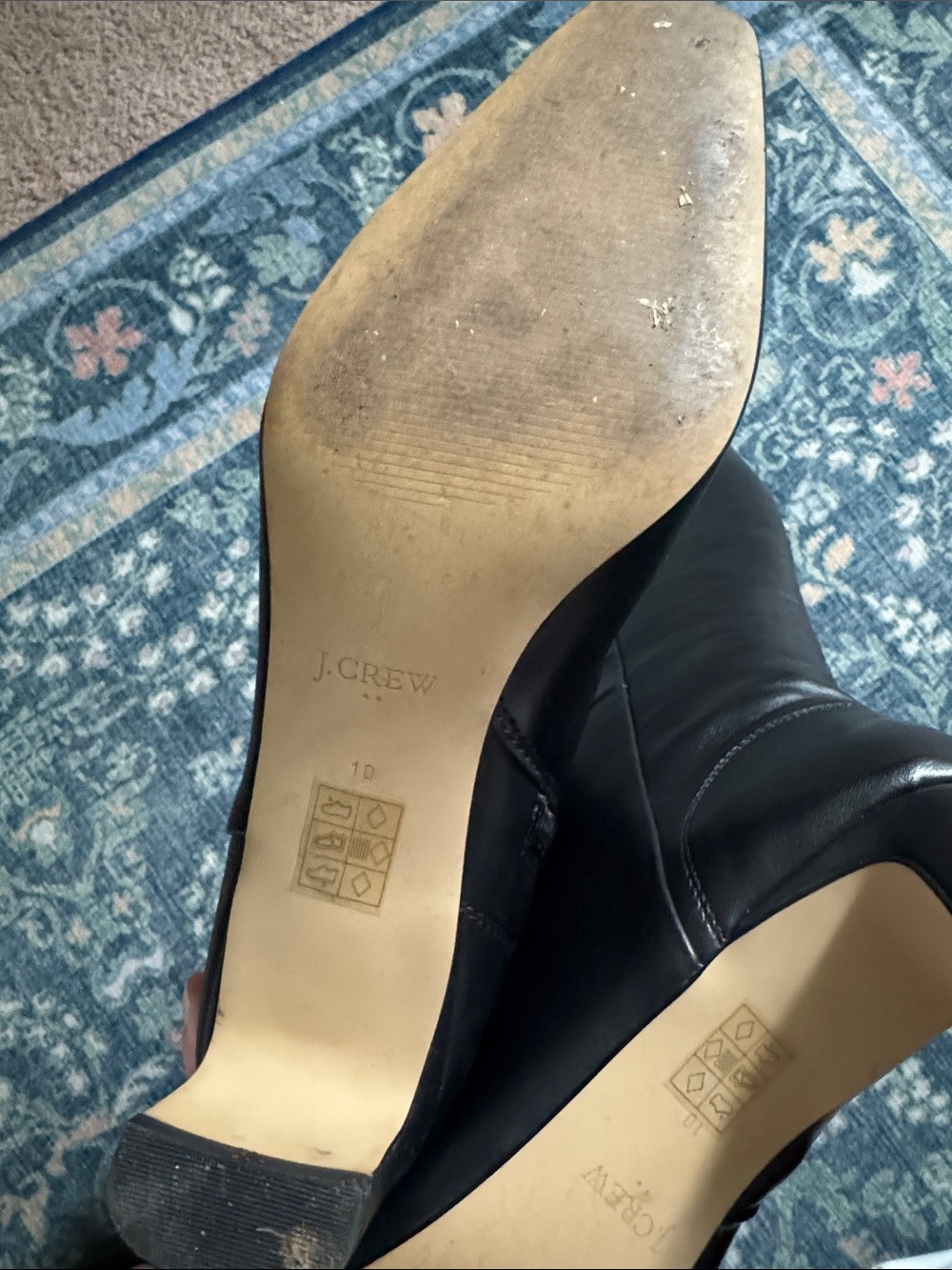 J. Crew Factory Square Toed Boots - Picture 6 of 7